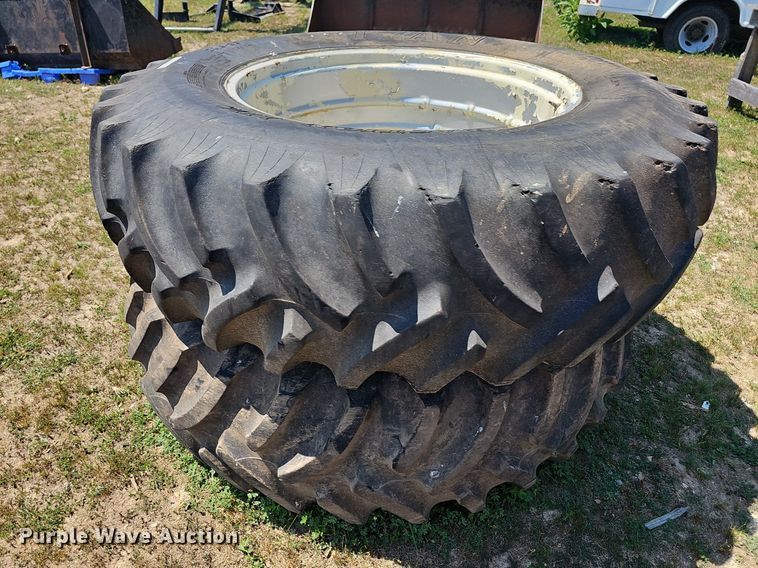image for item LW9755 (2) 20.8-38 tires and wheels