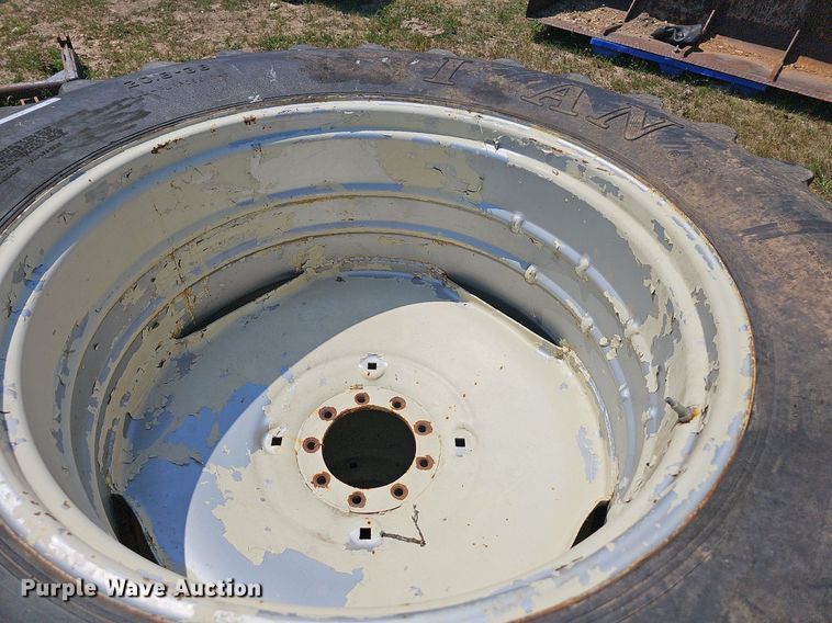 image for item LW9755 (2) 20.8-38 tires and wheels