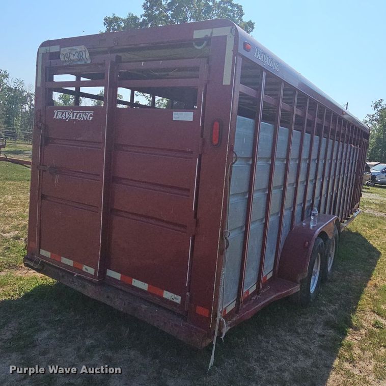 image for item LW9768 2007 Travalong Advantage  livestock trailer