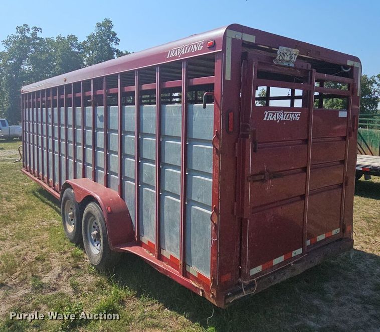 image for item LW9768 2007 Travalong Advantage  livestock trailer