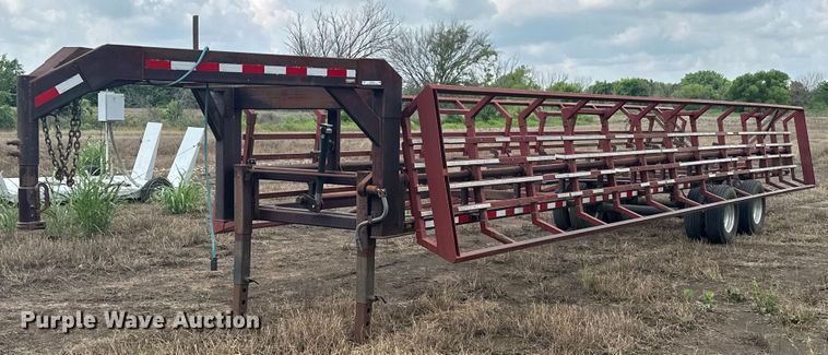 image for item MB9565 2012  Hay bale trailer