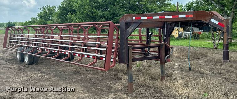 image for item MB9565 2012  Hay bale trailer
