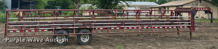 image for item MB9565 2012  Hay bale trailer