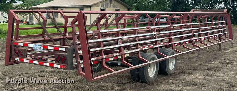 image for item MB9565 2012  Hay bale trailer