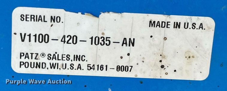 image for item MB9623 Patz V420  feed grinder/mixer