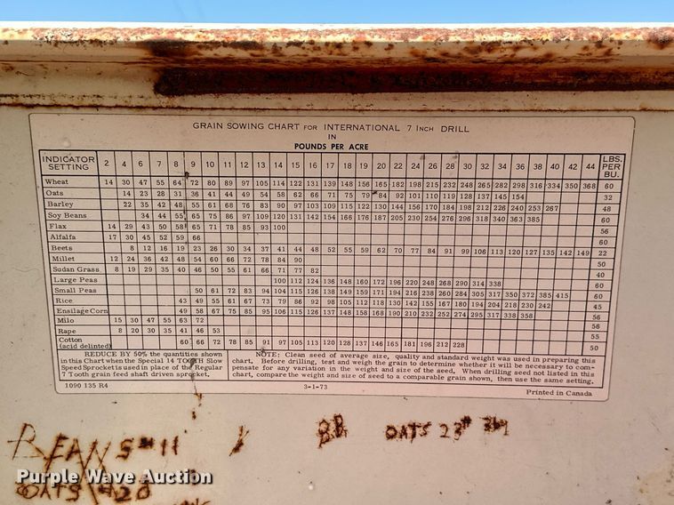 image for item MB9660 International 510  grain drill