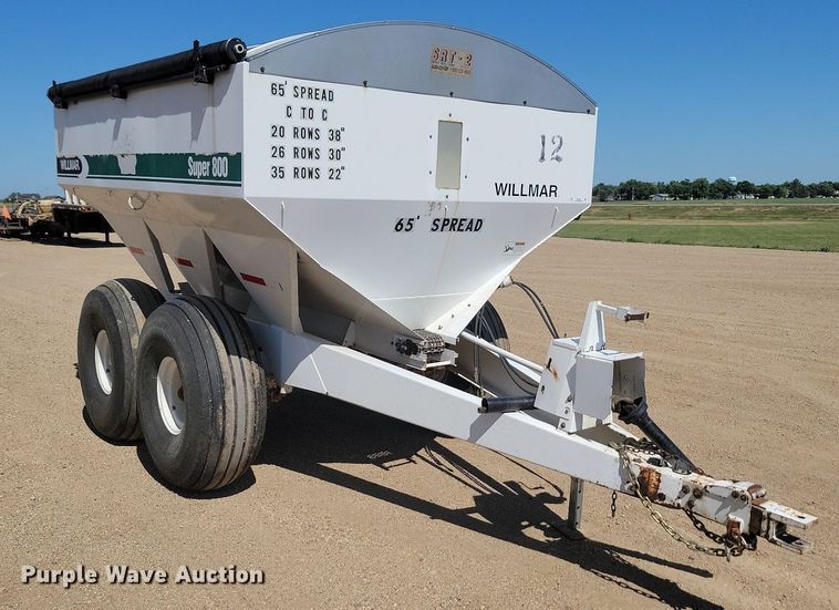 image for item ML9485 2002 Willmar Super 800  spreader