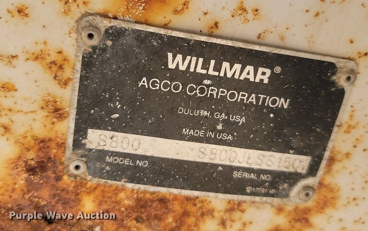 image for item ML9485 2002 Willmar Super 800  spreader