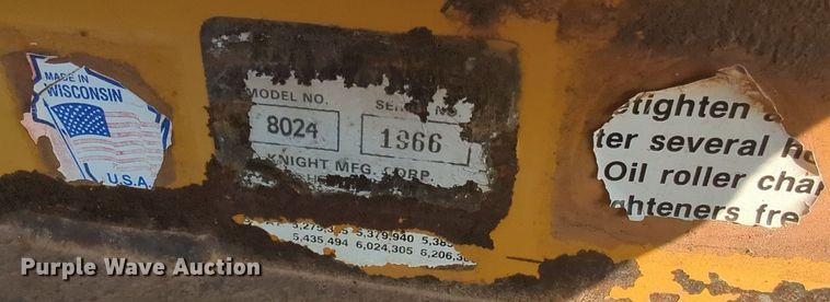 image for item MY9391 Knight 8024  manure spreader