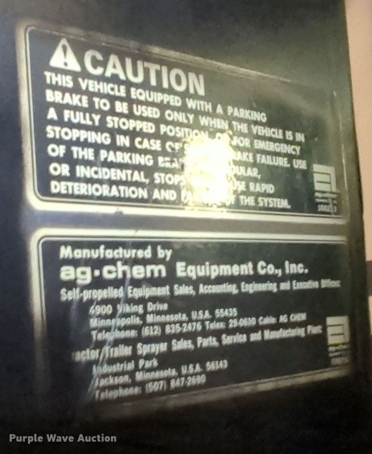 image for item MY9394 Ag-Chem TerraGator 2505  slurry applicator