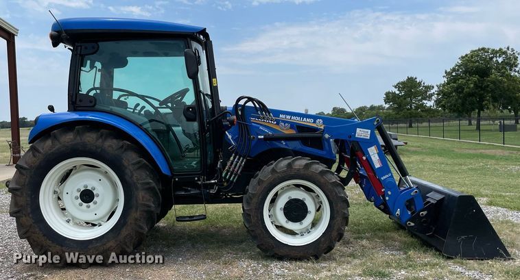 image for item NB9090 2018 New Holland Workmaster 75  MFWD tractor