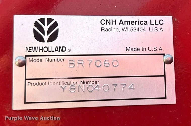 image for item OC9041 New Holland BR7060  round baler