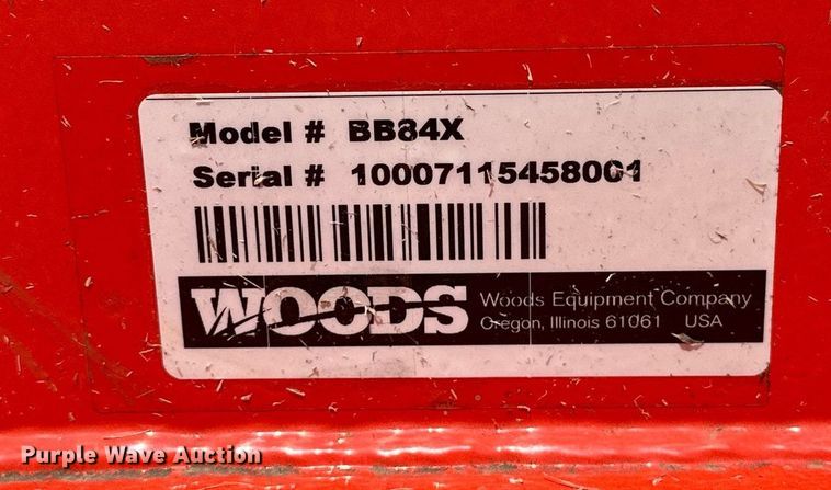 image for item OC9065 Woods BB84X  rotary mower