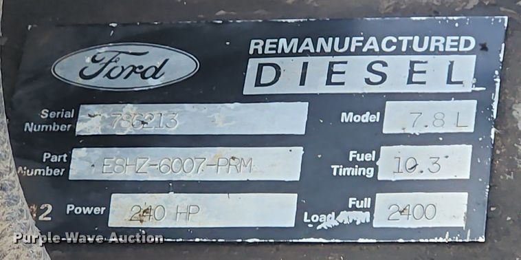 image for item OK9550 1988 Ford L8000  feed delivery truck