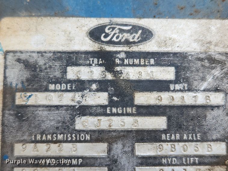 image for item OK9564 1969 Ford 5000  tractor