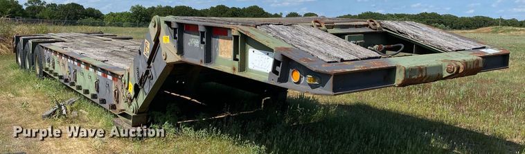 image for item DI7840 1976 Load King 403LF  lowboy equipment trailer