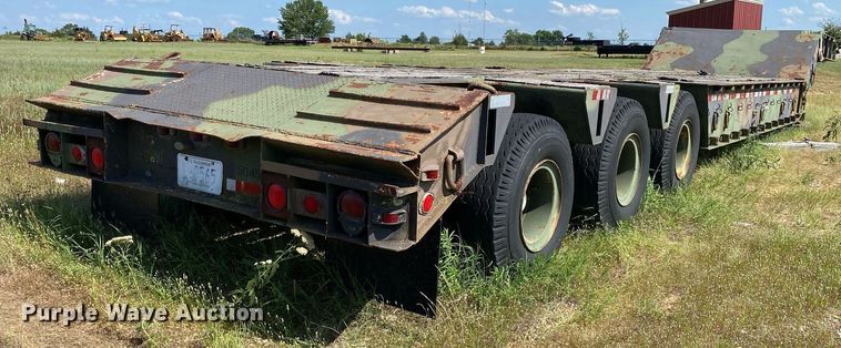 image for item DI7840 1976 Load King 403LF  lowboy equipment trailer