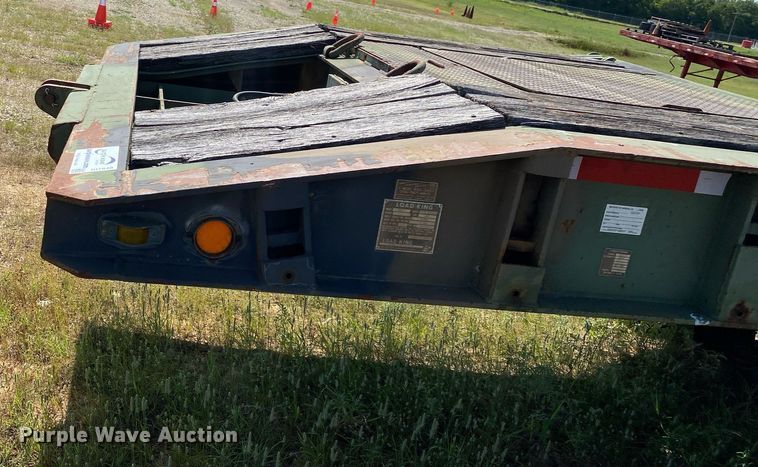 image for item DI7840 1976 Load King 403LF  lowboy equipment trailer