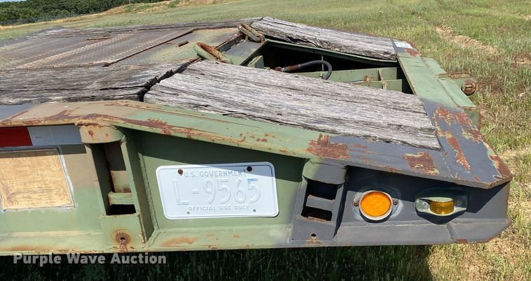 image for item DI7840 1976 Load King 403LF  lowboy equipment trailer