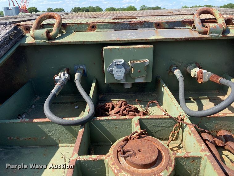 image for item DI7840 1976 Load King 403LF  lowboy equipment trailer
