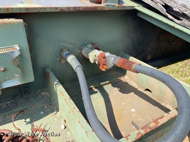 image for item DI7840 1976 Load King 403LF  lowboy equipment trailer