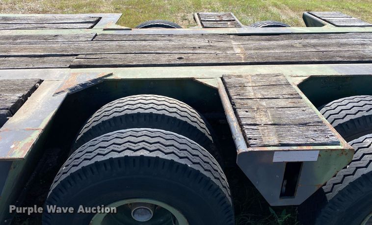 image for item DI7840 1976 Load King 403LF  lowboy equipment trailer