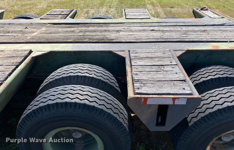 image for item DI7840 1976 Load King 403LF  lowboy equipment trailer