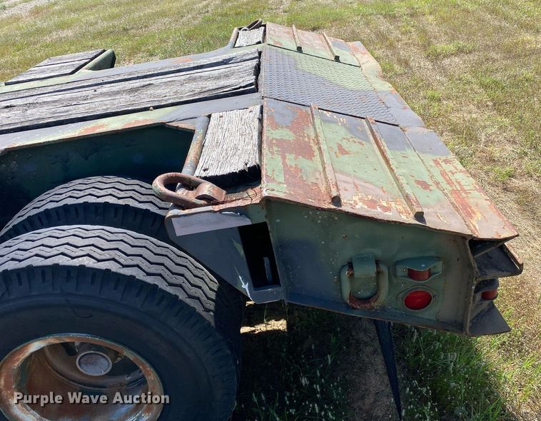 image for item DI7840 1976 Load King 403LF  lowboy equipment trailer