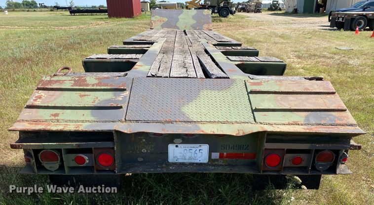 image for item DI7840 1976 Load King 403LF  lowboy equipment trailer