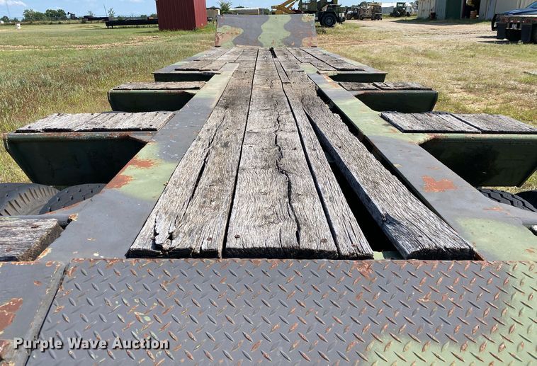 image for item DI7840 1976 Load King 403LF  lowboy equipment trailer