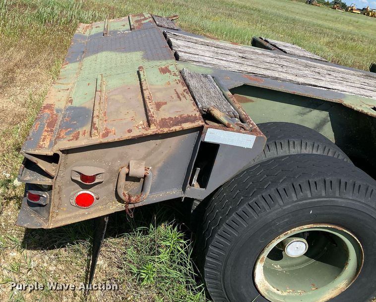 image for item DI7840 1976 Load King 403LF  lowboy equipment trailer
