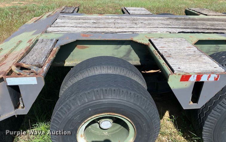 image for item DI7840 1976 Load King 403LF  lowboy equipment trailer
