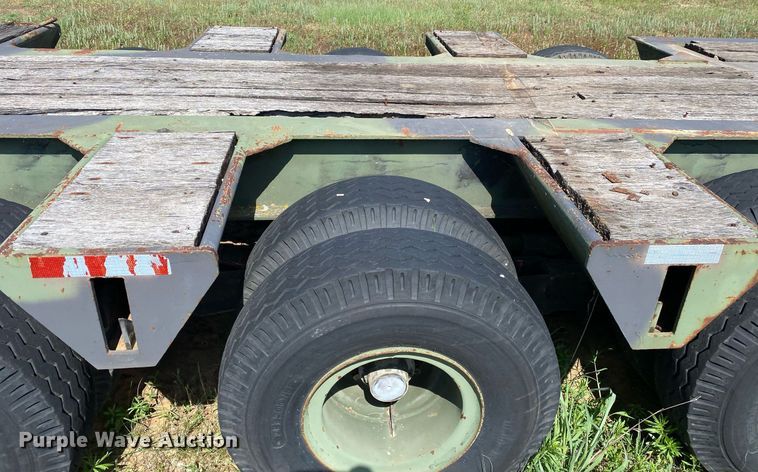 image for item DI7840 1976 Load King 403LF  lowboy equipment trailer