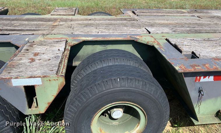 image for item DI7840 1976 Load King 403LF  lowboy equipment trailer