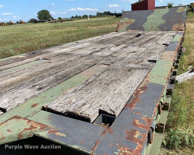 image for item DI7840 1976 Load King 403LF  lowboy equipment trailer