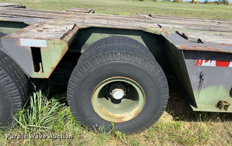 image for item DI7840 1976 Load King 403LF  lowboy equipment trailer