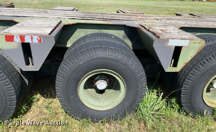 image for item DI7840 1976 Load King 403LF  lowboy equipment trailer