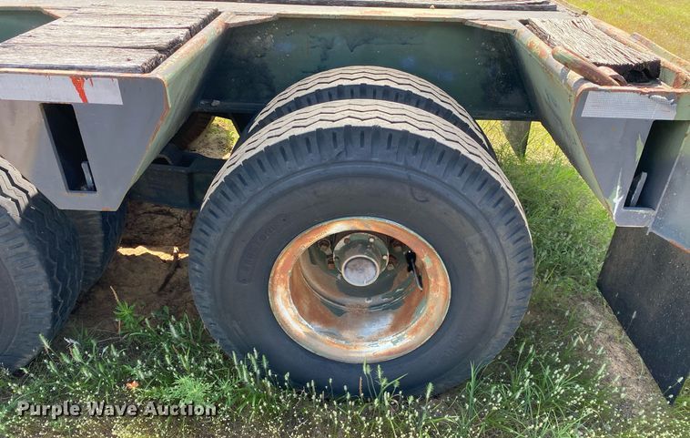 image for item DI7840 1976 Load King 403LF  lowboy equipment trailer