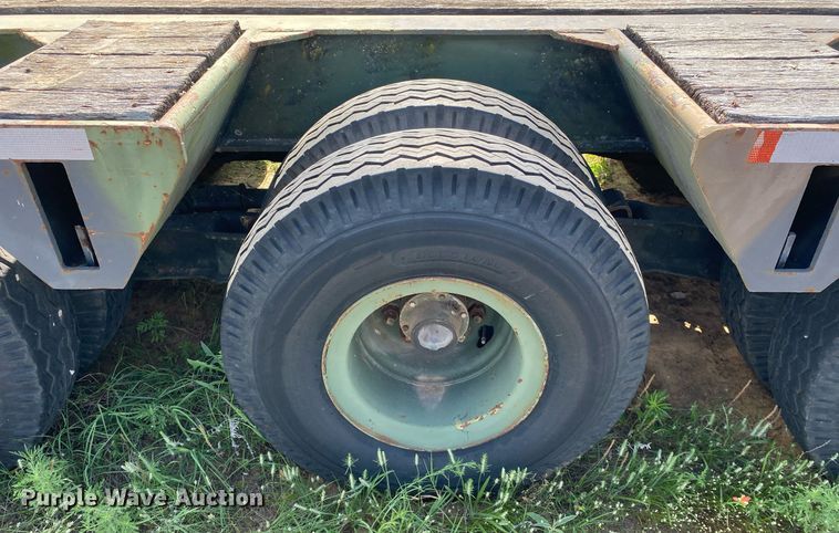 image for item DI7840 1976 Load King 403LF  lowboy equipment trailer