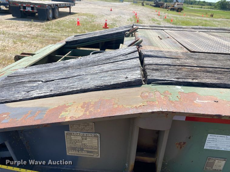 image for item DI7840 1976 Load King 403LF  lowboy equipment trailer