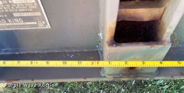 image for item DI7840 1976 Load King 403LF  lowboy equipment trailer