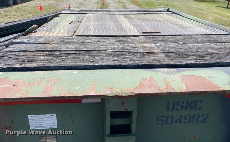 image for item DI7840 1976 Load King 403LF  lowboy equipment trailer