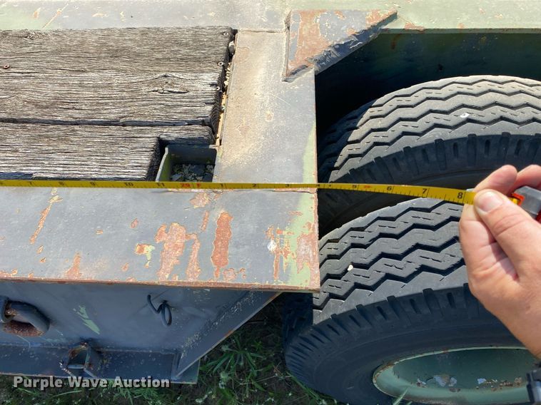 image for item DI7840 1976 Load King 403LF  lowboy equipment trailer