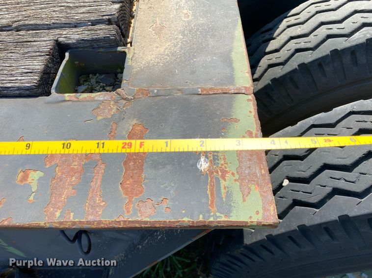 image for item DI7840 1976 Load King 403LF  lowboy equipment trailer