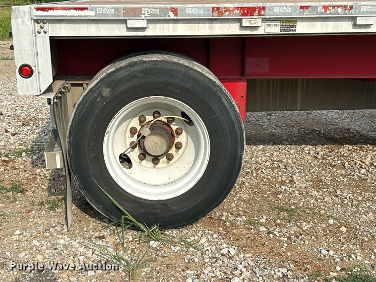 image for item DI7872 2012 Wilson Trailers CF-1080  flatbed trailer