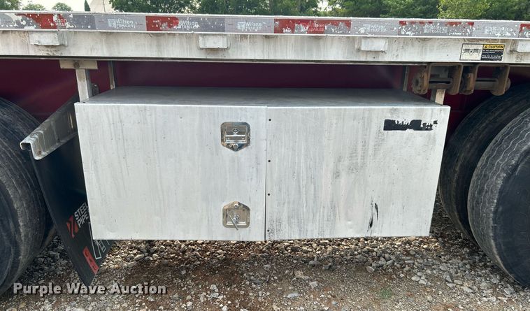 image for item DI7872 2012 Wilson Trailers CF-1080  flatbed trailer