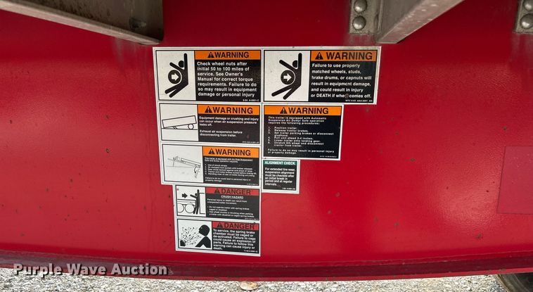 image for item DI7873 2012 Wilson Trailers CF-1080  flatbed trailer