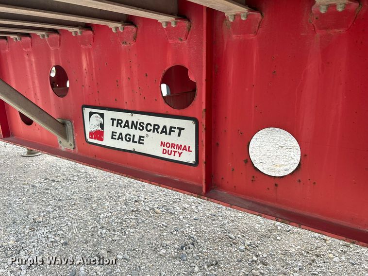image for item DI7875 2006 Transcraft Eagle NW2  flatbed trailer
