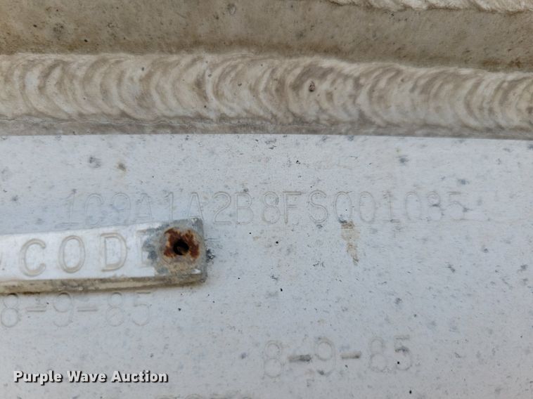 image for item DN4004 1985 Custom Trailers  tank trailer