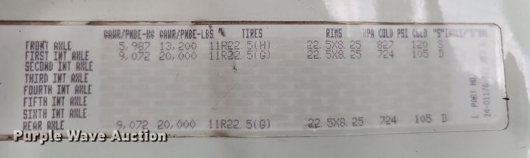 image for item DO2822 2012 Freightliner Cascadia 125  semi truck